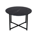 STARFURN Salontafel Collin Zwart marmer 75 cm 75x75x45 cm-Salontafels-Starfurn