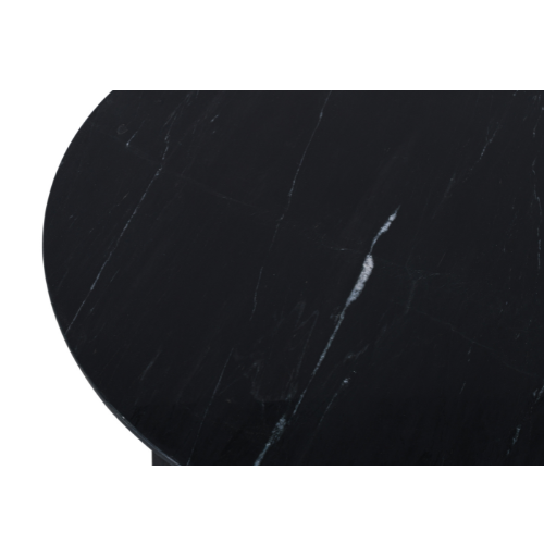 STARFURN Salontafel Collin Zwart marmer 75 cm 75x75x45 cm-Salontafels-Starfurn