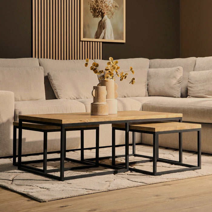 STARFURN Salontafel Dakota | 120 cm | Set van 3-Salontafels-Starfurn