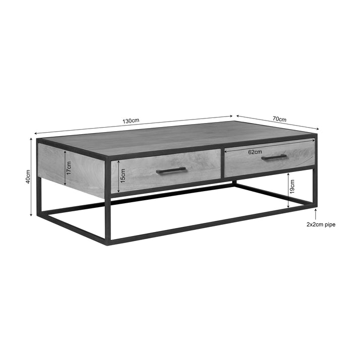 STARFURN Salontafel Dakota | 130 cm-Salontafels-Starfurn