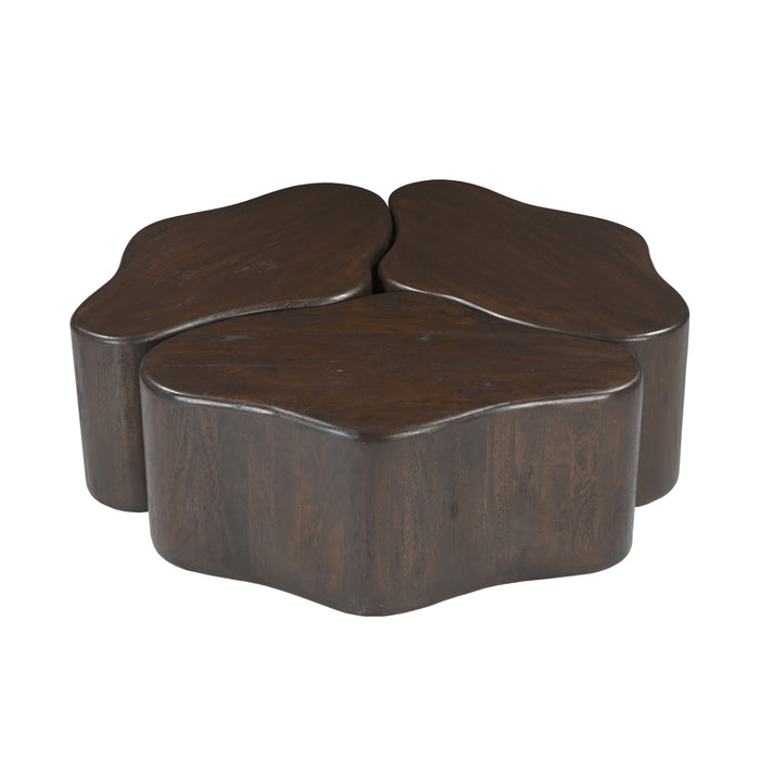 STARFURN Salontafel Elara Mangohout Bruin 115 cm-Salontafels-Starfurn