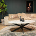 STARFURN Salontafel Faye Ovaal Wit marmer 130x70x46 cm-Salontafels-Starfurn