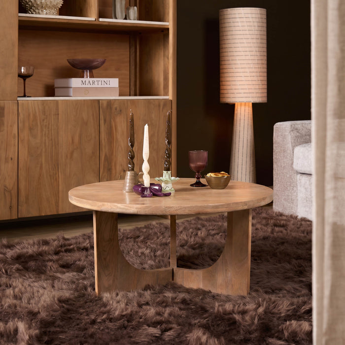 STARFURN Salontafel Guus Naturel Mangohout 80 cm-Salontafels-Starfurn