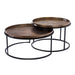 STARFURN Salontafel Julie Koper Aluminium 79 cm 79x79x38 cm-Salontafels-Starfurn