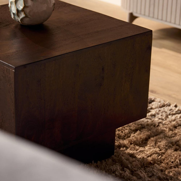 STARFURN Salontafel Livia Bruin Mangohout 56 cm 56x56x46 cm-Salontafels-Starfurn