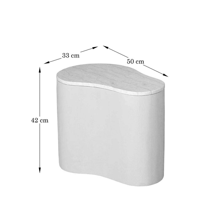 STARFURN Salontafel Lovi 50 cm Zand 50x33x42 cm