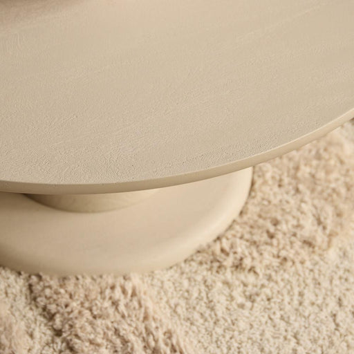 STARFURN Salontafel Mabel Zand Mangohout 90 cm 90x90x38 cm-Salontafels-Starfurn