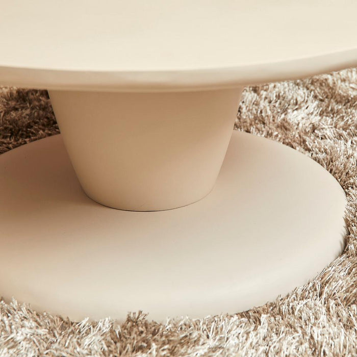STARFURN Salontafel Mabel Zand Mangohout 90 cm 90x90x38 cm-Salontafels-Starfurn