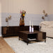 STARFURN Salontafel Madison Bruin 80 cm Vierkant 80x80x40 cm-Salontafels-Starfurn