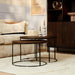 STARFURN Salontafel Madison Bruin Mangohout 70 cm 70x70x45 cm-Salontafels-Starfurn