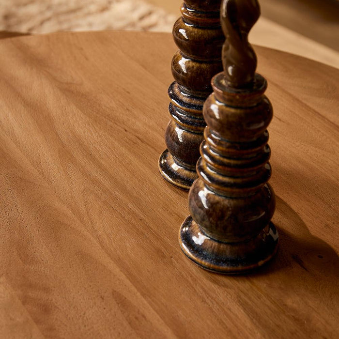 STARFURN Salontafel Madison Naturel 80 cm Rond 80x80x40 cm-Salontafels-Starfurn
