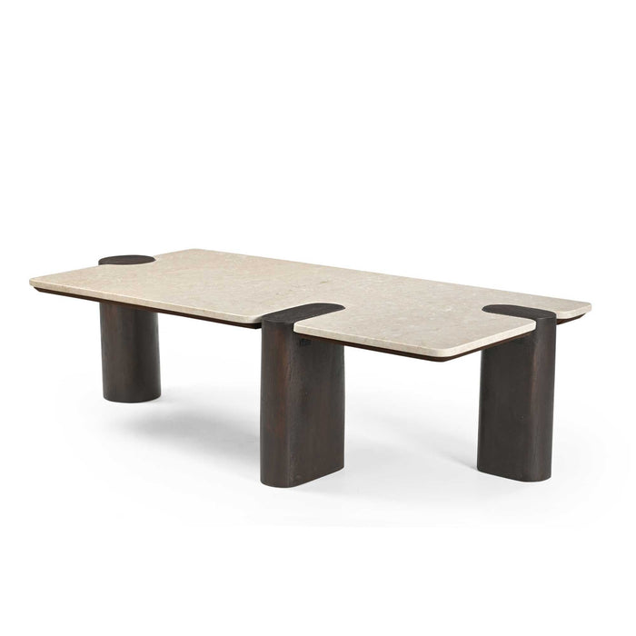 Coffee table Maeve Brown Mango Wood 128x60 cm