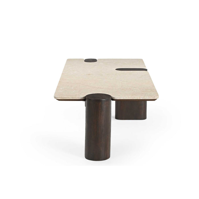 STARFURN Salontafel Maeve Bruin Mangohout 128x60 cm-Salontafels-Starfurn