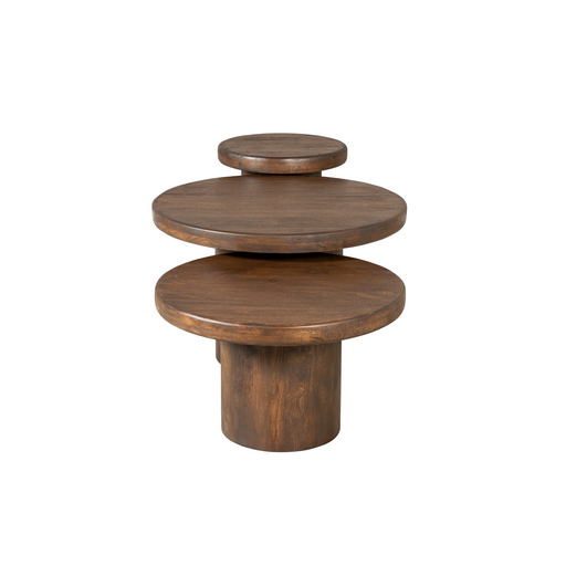 STARFURN Salontafel Maya 70 cm Bruin 70x70x45 cm-Salontafels-Starfurn