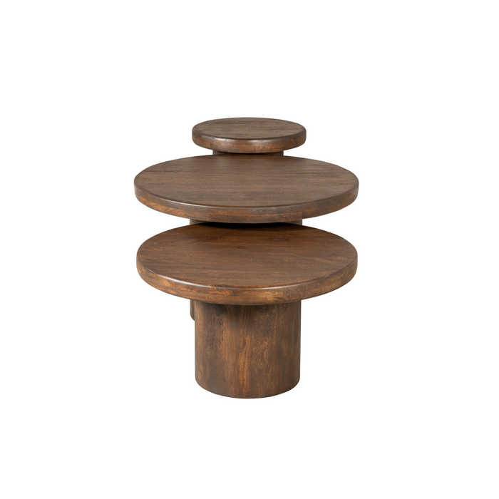 STARFURN Salontafel Maya 70 cm Bruin 70x70x45 cm-Salontafels-Starfurn
