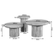 STARFURN Salontafel Maya 70 cm Bruin 70x70x45 cm-Salontafels-Starfurn