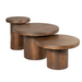 STARFURN Salontafel Maya 70 cm Bruin 70x70x45 cm-Salontafels-Starfurn