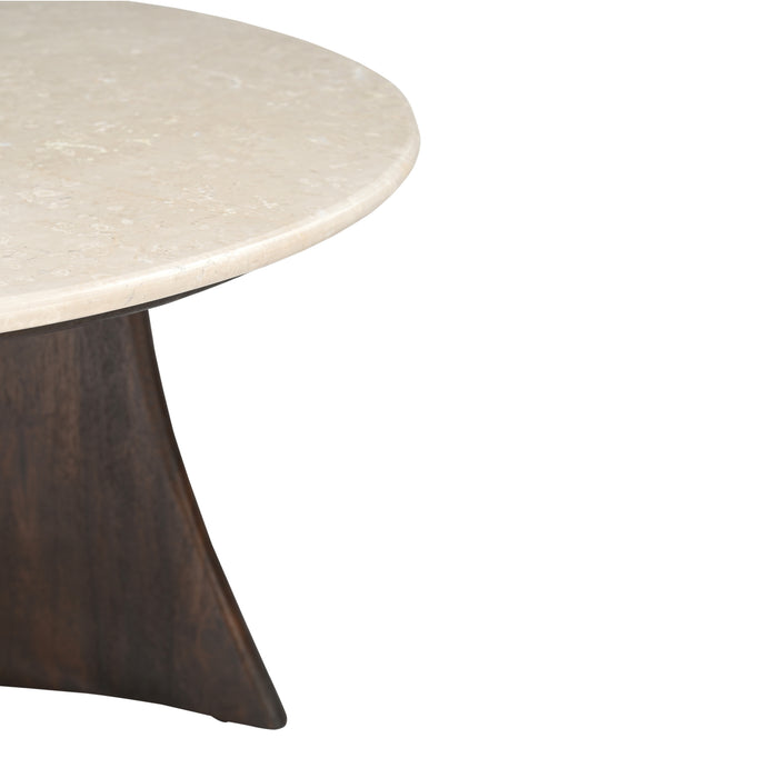 STARFURN Salontafel Milo Botticino marmer 80 cm-Salontafels-Starfurn