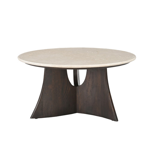 STARFURN Salontafel Milo Botticino marmer 80 cm-Salontafels-Starfurn