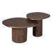 STARFURN Salontafel Mirre | Brown | Set van 2 70x56x38 cm-Salontafels-Starfurn