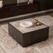 STARFURN Salontafel Moos Bruin Mangohout 80 cm 80x80x40 cm-Salontafels-Starfurn