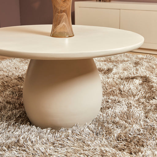 STARFURN Salontafel Mosi Zand Mangohout 70 cm 70x70x38 cm-Salontafels-Starfurn