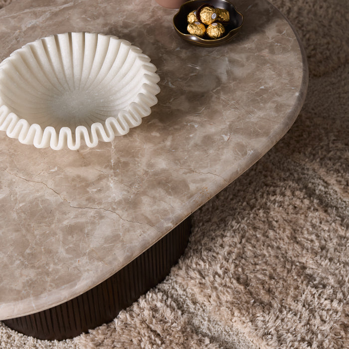 STARFURN Salontafel Noel Bruin Mangohout 90x60 cm-Salontafels-Starfurn