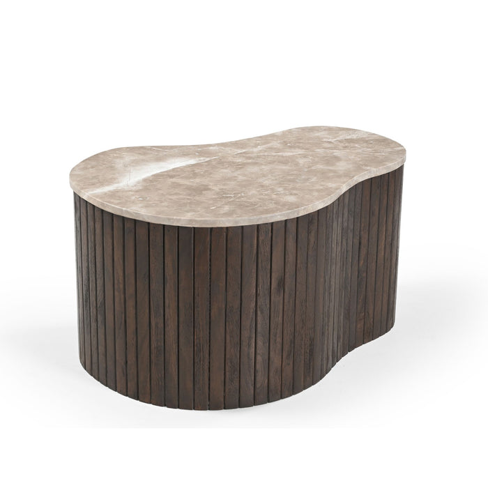Couchtisch Nomi Braun Mangoholz 70x50 cm
