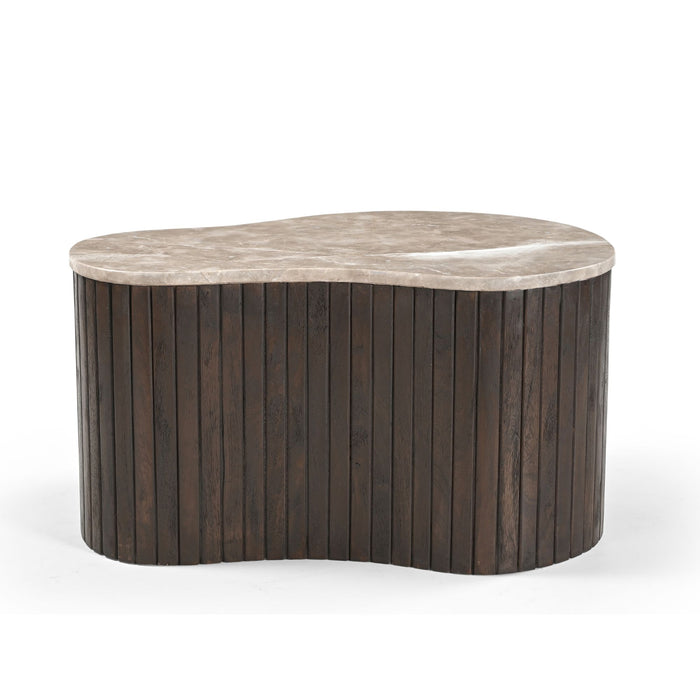 Couchtisch Nomi Braun Mangoholz 70x50 cm