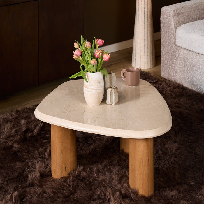 STARFURN Salontafel Nuvé Naturel Mangohout 84 cm 84x75x37 cm-Salontafels-Starfurn