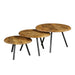 STARFURN Salontafel Ohio set van 3 70x70x45 cm-Salontafels-Starfurn