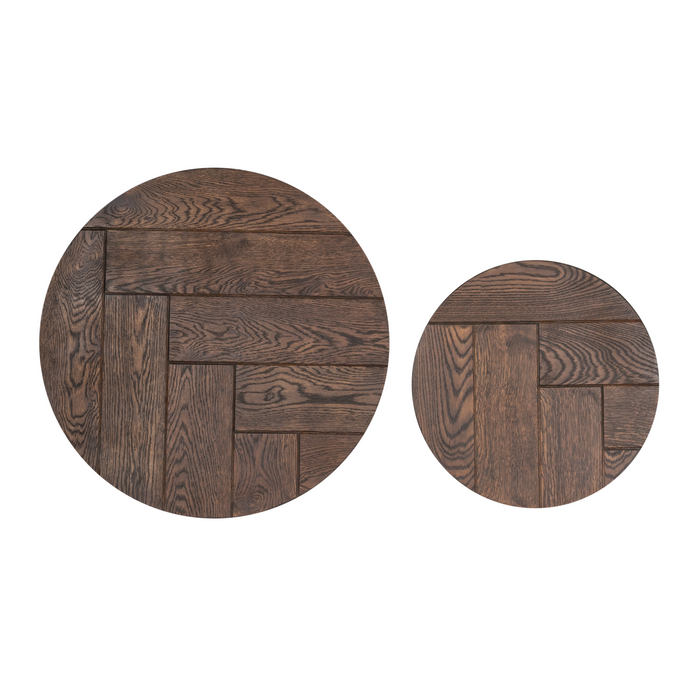 STARFURN Salontafel Otik Bruin Metaal 70 cm 70x70x45 cm-Salontafels-Starfurn
