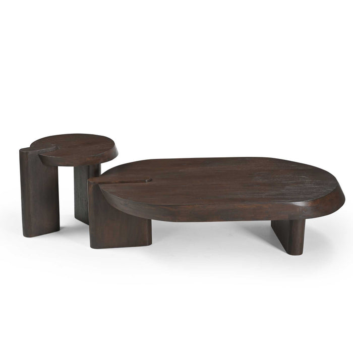 STARFURN Salontafel Rava Bruin Mangohout 125x70 cm