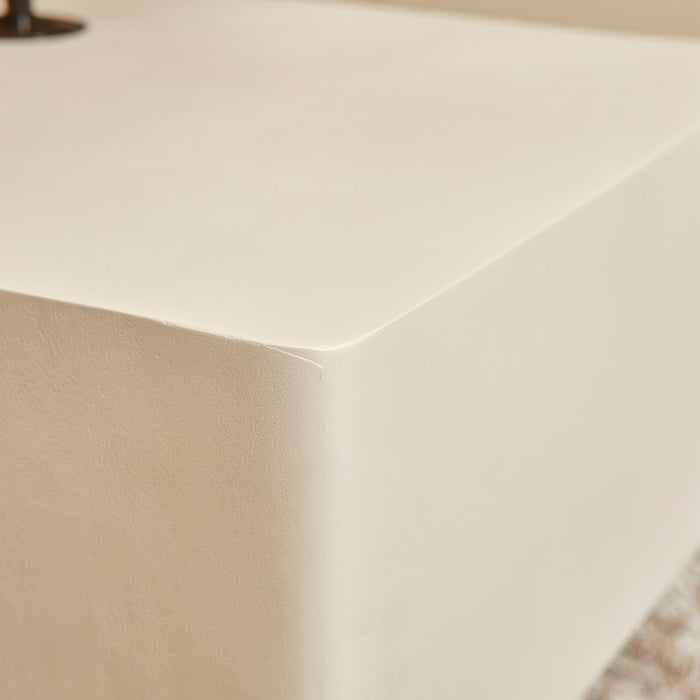 STARFURN Salontafel Saya Zand Mangohout 50 cm 50x50x51 cm-Salontafels-Starfurn