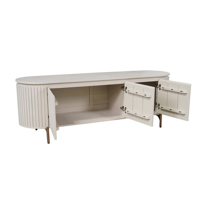 STARFURN Salontafel Solana Zand Mangohout 50 cm