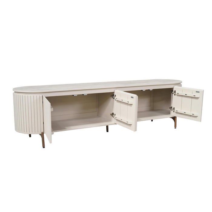 STARFURN Salontafel Solana Zand Mangohout 50 cm