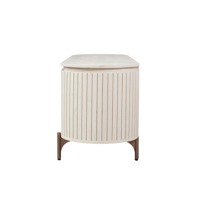 STARFURN Salontafel Solana Zand Mangohout 50 cm