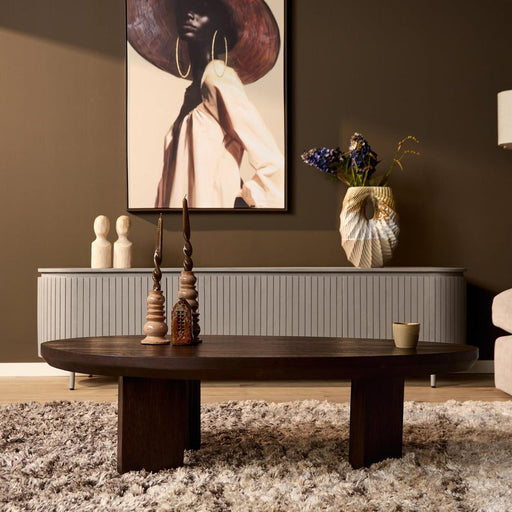 STARFURN Salontafel Zillah 130 cm Eiken Bruin 130x70x35 cm-Salontafels-Starfurn
