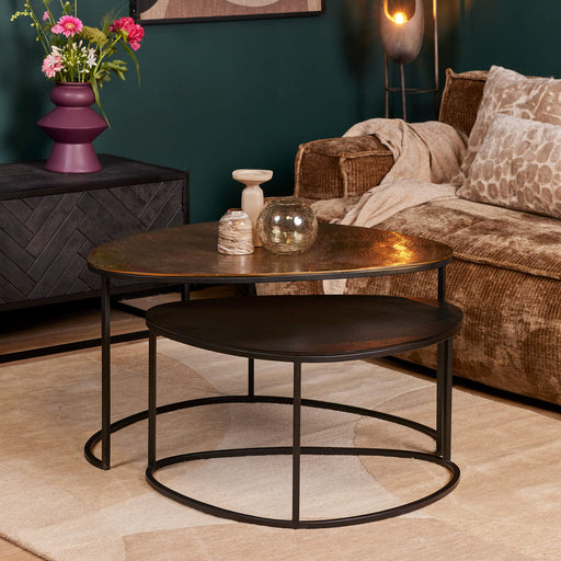 STARFURN Salontafel set Jarrel 90x65x50 cm-Salontafels-Starfurn