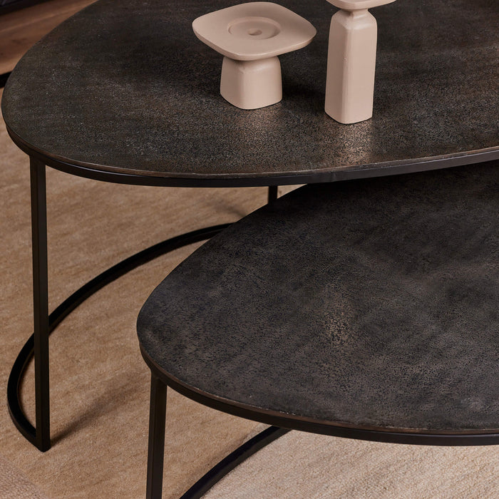 STARFURN Salontafel set Lana 90x65x50 cm-Salontafels-Starfurn