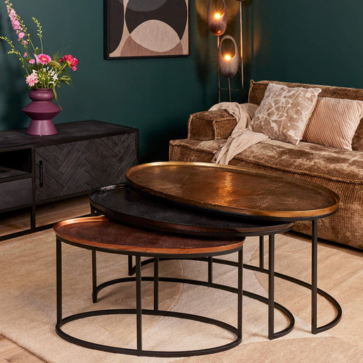STARFURN Salontafel set Raley 100x60x50 cm-Salontafels-Starfurn