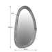 STARFURN Spiegel Lou 60 cm Licht mango 100x3x60 cm-Spiegels-Starfurn