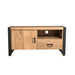 STARFURN TV-meubel Britt Mangohout Naturel 110cm Deur Open Vak-TV-meubels-Starfurn