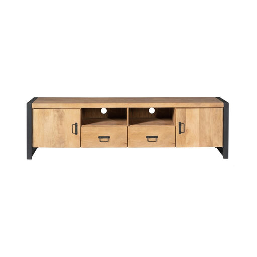 STARFURN TV-meubel Britt Mangohout Naturel 200cm Deuren Lade-TV-meubels-Starfurn