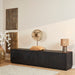 STARFURN TV-meubel Brussel Zwart 200 cm 200x42x46 cm-TV-meubels-Starfurn