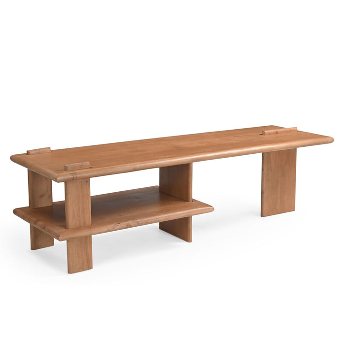 STARFURN TV-meubel Lina Naturel Mangohout 160x44 cm-TV-meubels-Starfurn