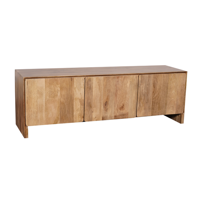 TV-Möbel Tense Natur Mango Holz 150x40 cm