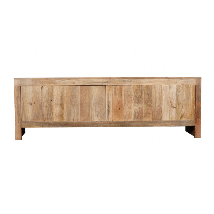 TV-Möbel Tense Natur Mango Holz 150x40 cm