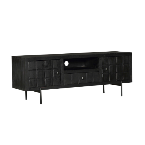 STARFURN TV-meubel Tv meubel Brandy Zwart 150 cm 150x40x55 cm-TV-meubels-Starfurn