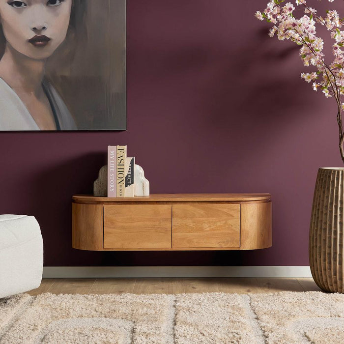 STARFURN TV-meubel Tv meubel Excellent Naturel 120 cm 120x30x35 cm-TV-meubels-Starfurn